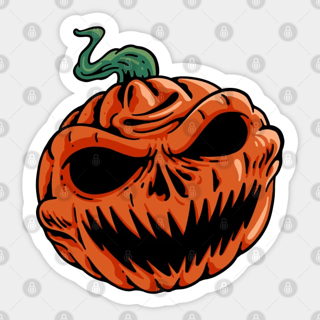 Pumkin Sticker by quilimo